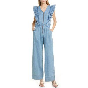 SEA Mara Denim Jumpsuit - Never Worn with Tags